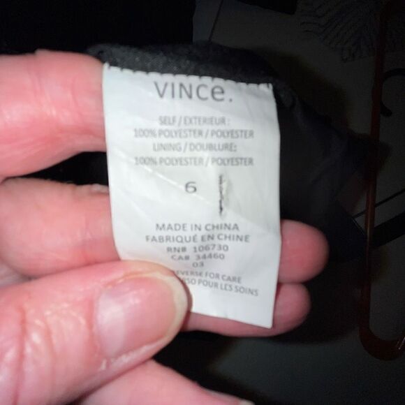 Vince. black long sleeve dress 6 - Picture 5 of 5